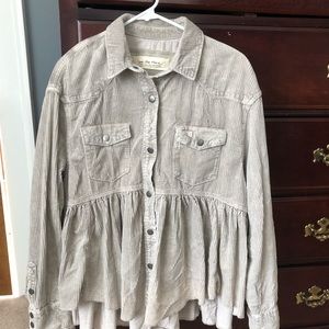 COPY - Free people Baby doll style Corduroy top